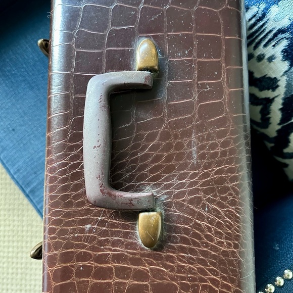 Samsonite Vintage Shwayder Bros. Style 4112 Train Cosmetic Case w/tray - Picture 8 of 10